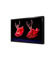 Modern Dansçı Çift Çerçeveli Mdf Tablo