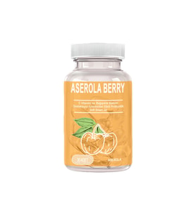 Aserola Berry 1 Kutu Aserola Ekstratlı C Vitaminli Antioksidanlı 30Lu Jel Kapsüller