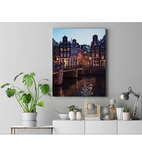 Kanvas Tablo - Amsterdam  Kanallar Bölgesi