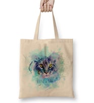 Cat Color Kedi Bez Çanta Uzun Saplı