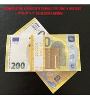 100 ADET YENİ 200 EURO GEÇERSİZ EĞLENCE OYUN ŞAKA  DÜĞÜN PARASI