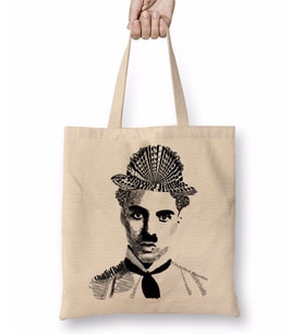 Charlie Chaplin 02 Bez Çanta Uzun Saplı