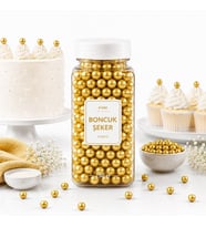 Dr. Gusto 8 Mm Gold Altın Boncuk Şeker 250 Gr
