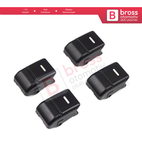 Land Rover Rang.e Rover Sport MK1 L320 2005-2009 İçin 4 Adet Cam Açma Düğmesi Plastik Kapağı YUD501570PVJ