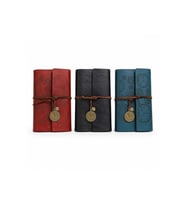 Kişiye Özel Vintage Deri Kapaklı Not Defteri - 18x12cm