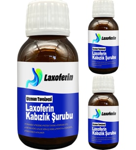 Laxoferin Şurup - 3 Adet Bay Bayan Kullanımına Uygun 50 ml