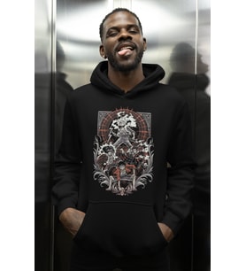Tasarım Monkey D. Luffy Baskılı Unisex Oversize One Piece Anime Karakter Hoodie