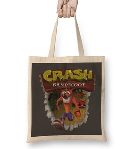 Crash Bandicoot Bez Çanta Uzun Saplı