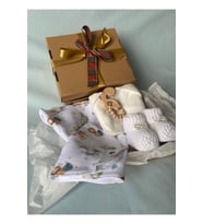 Hoşgeldin Bebek, Unisex, Yenidoğan Bebek Organik Hediye Seti (Ekru)