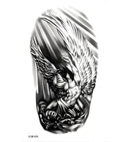 XQB-393 ORTA BOY KANATLI ADAM DESEN GEÇİCİ DÖVME-TATTO