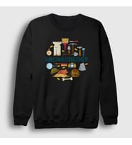 Presmono Unisex Beyaz Archeology Hediye Arkeolog Arkeoloji Sweatshirt 541498tt (Siyah)