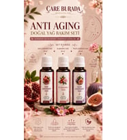 Anti-Aging Doğal Yağ Bakım Seti (İncir Çekirdeği & Kuşburnu & Nar Çekirdeği)