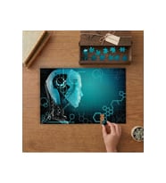 Robot - Yapay Zeka - Bilişim Tasarımı 240 parça Ahşap Puzzle Ahşap Kutuda MP01444