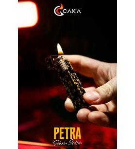 Caka Lighter Petra Black Gold Benzinli Çakmak - CKL-057