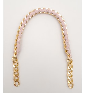 Angel Çanta Aksesuar 40 cm Derili Zincir Pudra Renk Light Gold Metalli