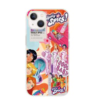 Iphone 14 Plus Uyumlu Totally Spies Kolaj Tasarımlı Şeffaf Telefon Kılıfı