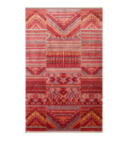Hoom Rugs Nepal ZR 18 Yün Viskon Tensel Kırmızı Multy Otantik Uşak Desenli Halı