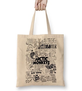 Arctic Monkeys Bez Çanta Uzun Saplı