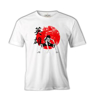 One Piece - Hero Beyaz Erkek Tshirt