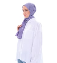 Helezon Desen Jakar Elegante Seri Şal Askısı ile Birlikte 75x200