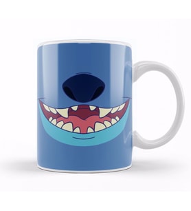 Stitch Mouth Kupa Bardak Porselen