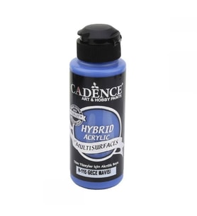 Cadence Hybrid Multisurface Akrilik Boya 120 ml. H-115 Gece Mavisi 
