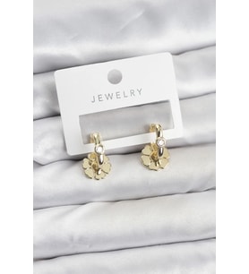 Pirinç Gold Renk Kadın Göçmen Küpe - TJ-BKP11597