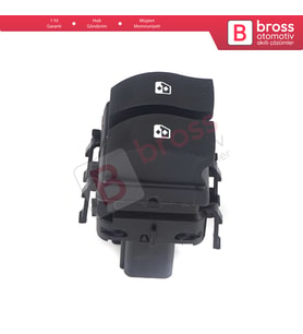 Renault Clio MK2 BB/CB 1998-2014 8200060045 İçin 10-Pin Sürücü Kapı Ana Cam Açma Düğmesi