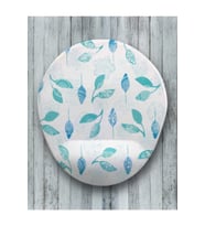 Yapraklar Oval Bilek Destekli Mouse Pad