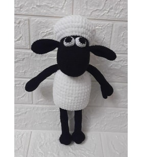 Koyun Shaun Kuzu Amigurumi Organik Oyuncak