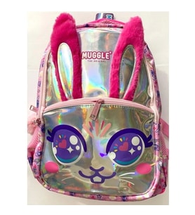 MUGGLE MU-7648 BUNNY PEMBE 3 BÖLMELİ SIRT ÇANTASI