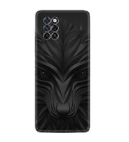 Infinix Note 10 Pro Kılıf Resimli Desenli Baskılı Silikon Kılıf Black Fox 1325