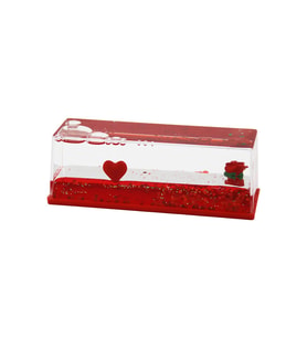 KIRMIZI SU KALP - GÜL D.GEN MİKA YÜZEN BATMAYAN DEKORATİF BİBLO AKVARYUM5.2X15.2X5.3CM