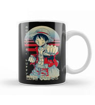 One Piece Mugiwara Luffy Kupa Bardak Porselen