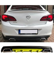 Opel Astra J Sedan Sarı Difüzör Çiftli Kare Egzoz Görünümlü D Tip Difizör