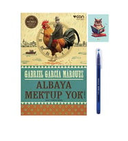 Albaya Mektup Yok 9789750725616 Gabriel Garcia Marquez - Pensan Büro Mavi Tükenmez Kalem (Renksiz)