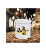 Beyaz Kill Bill Baskılı Seramik Küllük