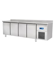 Öztiryakiler 4 Inox Kapılı Yatay Tip Derin Dondurucu, Tag 470 Lmv, 304 Kalite