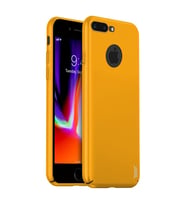 Buff iPhone 8 Plus ile Uyumlu Slim Fit Kılıf Yellow (Sarı)