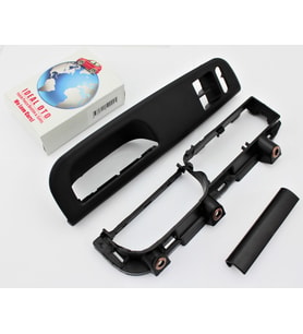 VW Golf 4 Bora Kapı Kolu Cam Düğme Çerçeve Kapak Seti (İki Kapılı Modeller) 1J1867179A 3B1867171E 3B0867171A