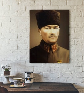 BK Home Atatürk Tasarımlı Kanvas Tablo-27