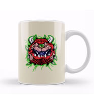 Doom Cacodemon Front and Back Tee A Kupa Bardak Porselen