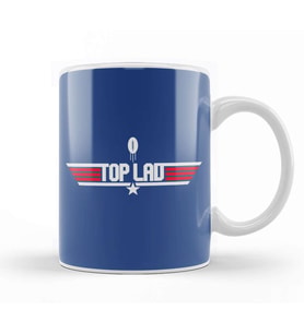 Top Gun Top Lad Rugby Ball Logo Kupa Bardak Porselen
