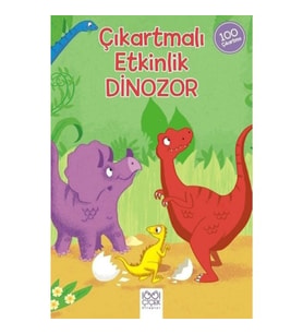 Çıkartmalı Etkinlik Dinozor - David Hitch