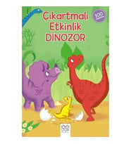 Çıkartmalı Etkinlik Dinozor - David Hitch