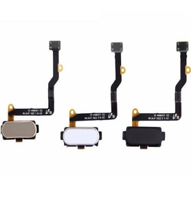 Samsung Galaxy C7 Pro C7010 İle Uyumlu Orta Tuş Home Flex Altın