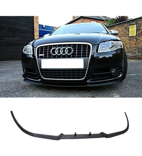 Audi A4 RS4 B7 Ön Lip Mat Siyah  Ön Tampon Lip