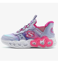 Skechers Infinite Heart Lights Eternal Shimmer Kids Sneaker Cırt Cırtlı Işıklı Çocuk Ayakkabısı Mor
