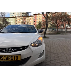 Hyundai Elantra 2011-2016 Batman Yarasa Ayna Kapağı Piano Black ABS Plastik