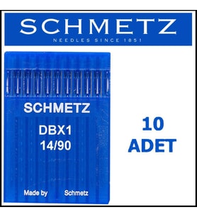 Schmetz Dbx1 Ses Serv 7 Düz Makinesi İğnesi 14/90 Numara